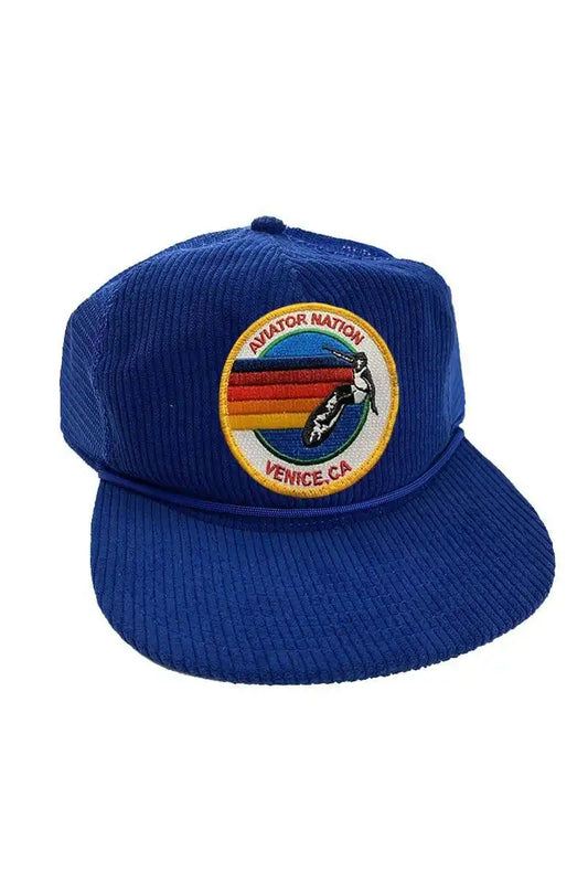 SIGNATURE VENICE - VINTAGE CORDUROY MESH TRUCKER HAT