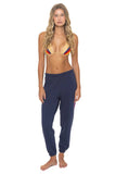 BOLT FADE SWEATPANTS - NAVY // PINK // PURPLE