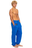 LOGO PRINT UNISEX SWEATPANTS - ADVENTURE BLUE
