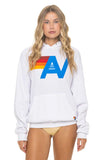 LOGO PULLOVER RELAXED HOODIE - WHITE