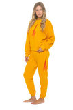 BOLT FADE SWEATPANTS - VINTAGE GOLD // RED // YELLOW
