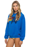 LOGO PULLOVER RELAXED HOODIE - ADVENTURE BLUE