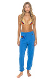 LOGO SWEATPANTS - COBALT