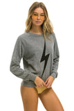 BOLT SWEATSHIRT - HEATHER GREY