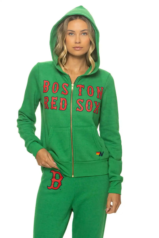 BOSTON RED SOX 2026 ZIP HOODIE - KELLY GREEN