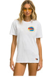 SIGNATURE SMALL VENICE CIRCLE TEE - WHITE