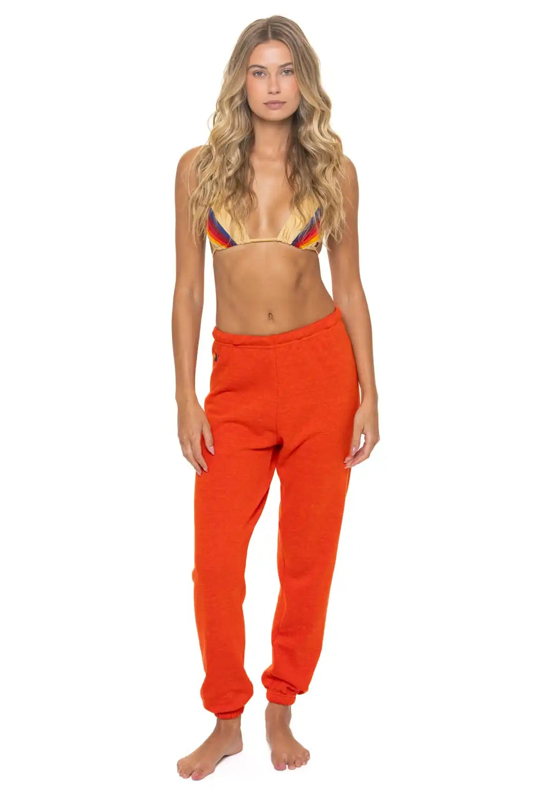 BOLT FADE SWEATPANTS - VINTAGE ORANGE // RED // YELLOW