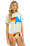 LOGO BOYFRIEND TEE - LIME CREAM