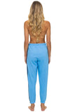 5 STRIPE SWEATPANTS - SKY