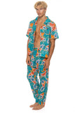 UNISEX COTTON LUXE POPLIN RESORT SHIRT - BLUE // HAWAII