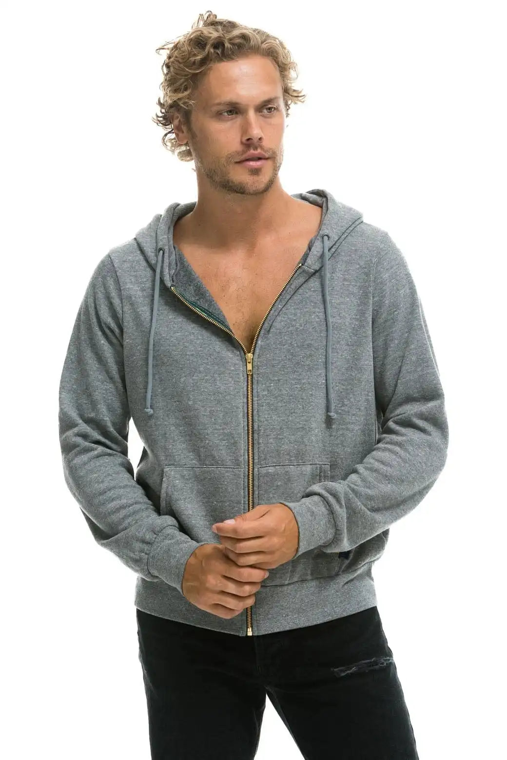 LOCALS ONLY HOODIE - HEATHER GREY