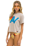 LOGO BOYFRIEND TEE - SAND