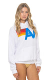 LOGO PULLOVER RELAXED HOODIE - WHITE