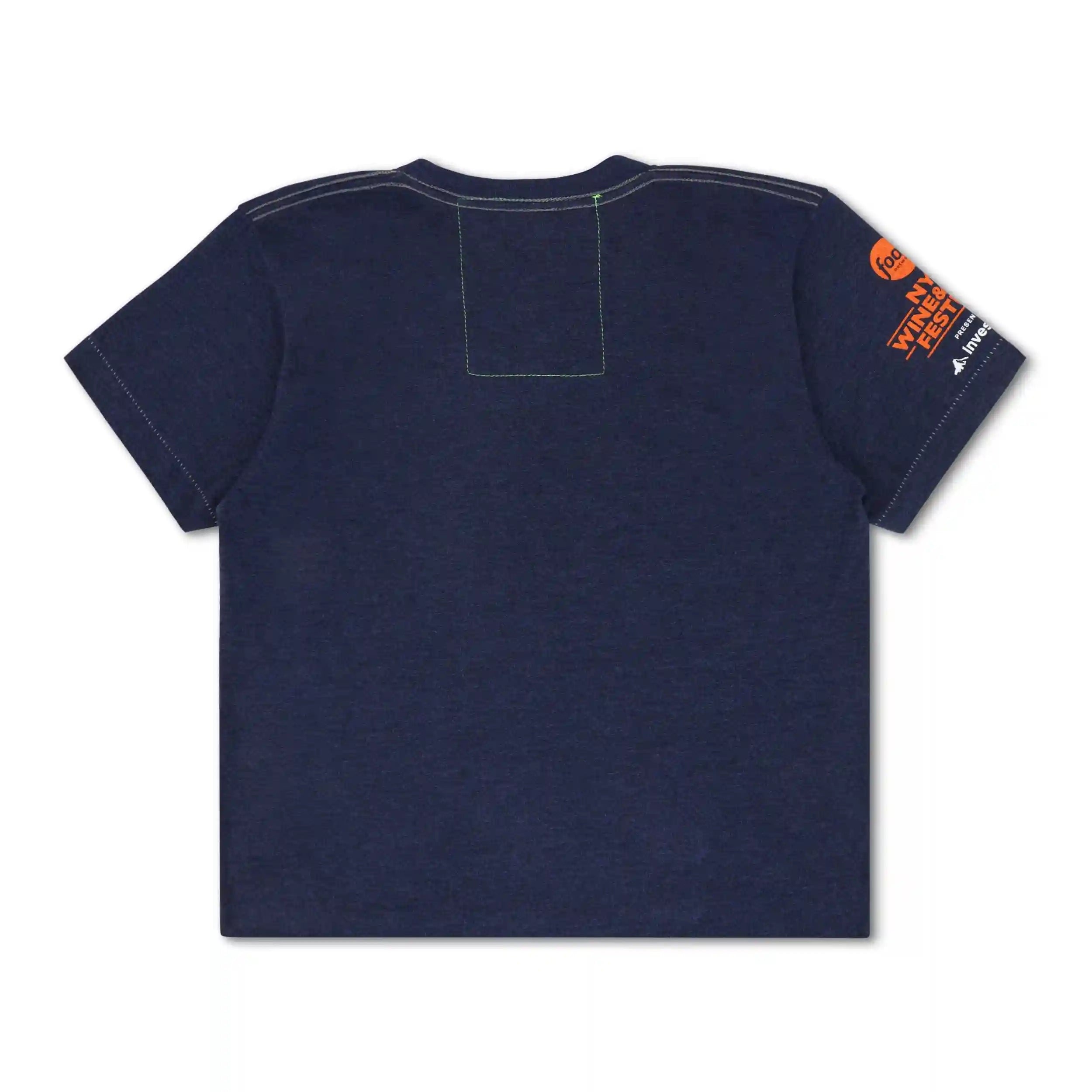 NEW YORK WINE & FOOD 2025 BOYFRIEND TEE - NAVY