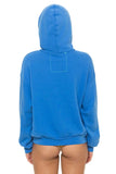 LOGO PULLOVER RELAXED HOODIE - COBALT