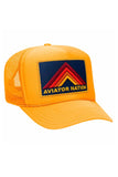MOUNTAIN STRIPE VINTAGE TRUCKER HAT