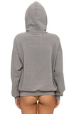 LOGO PULLOVER RELAXED HOODIE - SLATE