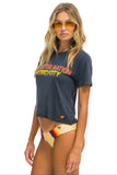 NASHVILLE MUSIC CITY BOYFRIEND TEE - CHARCOAL