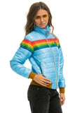 6 STRIPE JACKET -  GLOSSY SKY