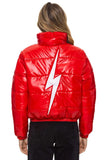 BOLT LUXE APRES PUFFER JACKET - GLOSSY CHERRY