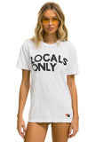 LOCALS ONLY TEE - WHITE