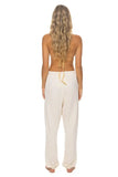 LOGO SWEATPANTS - VINTAGE WHITE