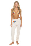 LOGO SWEATPANTS - VINTAGE WHITE