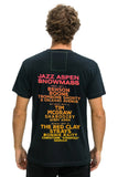 JAZZ ASPEN SNOWMASS 2026 CREW TEE SHIRT - CHARCOAL
