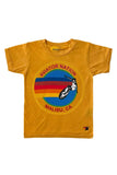 KID'S AVIATOR NATION MALIBU TEE - GOLD