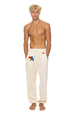 LOGO SWEATPANTS - VINTAGE WHITE