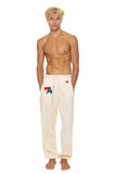 LOGO SWEATPANTS - VINTAGE WHITE