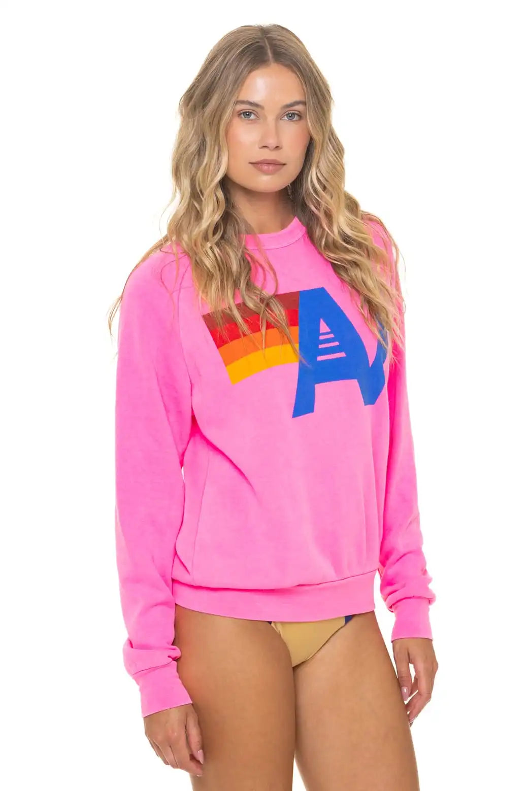 LOGO SWEATSHIRT - NEON PINK