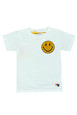 KID'S SMILEY 2 TEE - WHITE