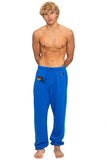 LOGO PRINT UNISEX SWEATPANTS - ADVENTURE BLUE