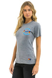 LOS ANGELES DODGERS BOLT CREW TEE - HEATHER GREY
