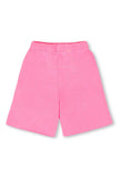 LOGO KIDS SWEATSHORTS - NEON PINK