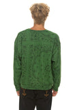 BANDANA RELAXED CREW SWEATSHIRT - PALM
