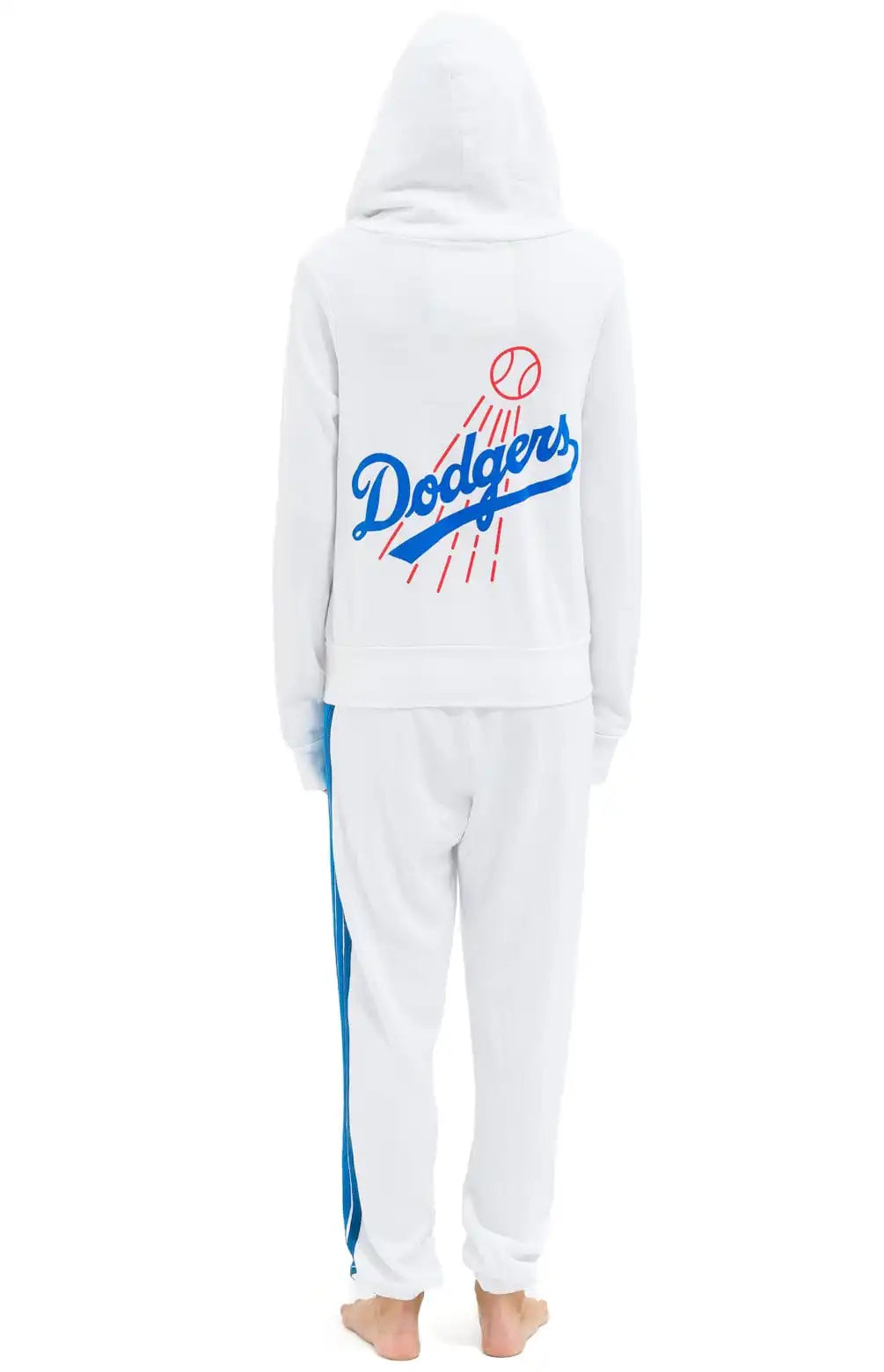 LOS ANGELES DODGERS 5 STRIPE SWEATPANTS - WHITE // BLUE