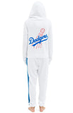 LOS ANGELES DODGERS 5 STRIPE SWEATPANTS - WHITE // BLUE