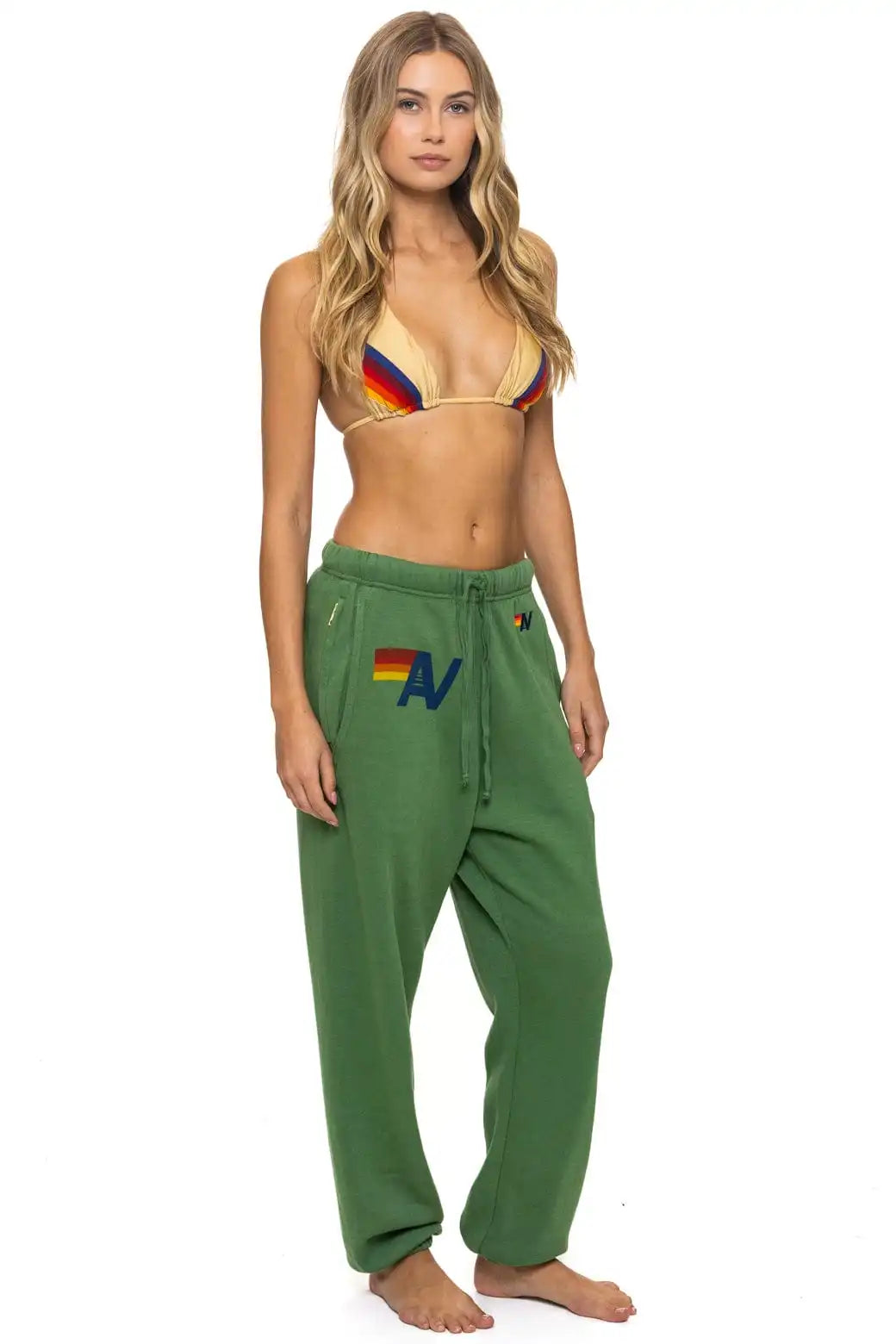 LOGO SWEATPANTS - PALM