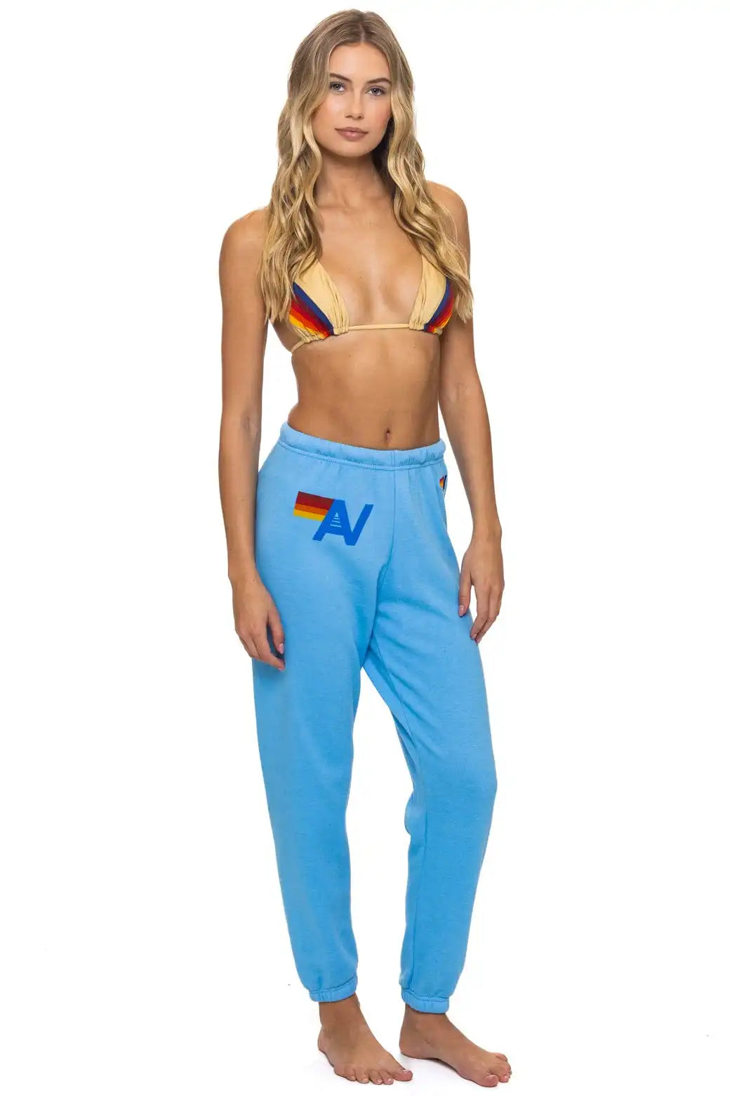 LOGO SWEATPANTS - SKY