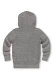 KID'S 5 STRIPE HOODIE - HEATHER GREY