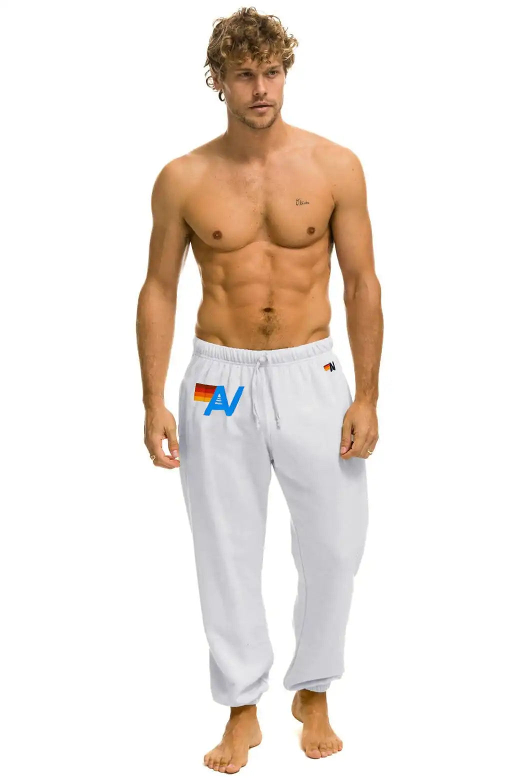 LOGO SWEATPANTS - DOVE