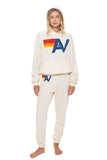 LOGO PULLOVER RELAXED HOODIE - VINTAGE WHITE