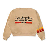 LOS ANGELES WINE & FOOD 2025 CREW SWEATSHIRT RELAXED - SAND