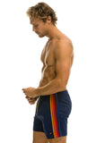 MEN'S 5 STRIPE FLEX SHORTS - NAVY