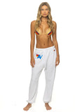 LOGO SWEATPANTS - WHITE