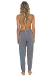 5 STRIPE SWEATPANTS - HEATHER GREY