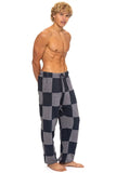 CHECK QUILTED SWEATPANTS - HEATHER // CHARCOAL