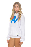 LOGO PULLOVER RELAXED HOODIE - WHITE